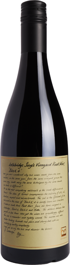 Lethbridge Wines Block 4 Pinot Noir 2021
